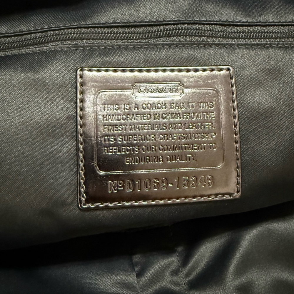 Sequin Blue Coach Poppy Backpack - image 4